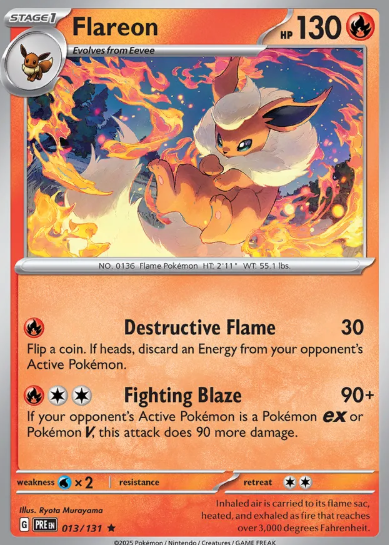 #013 Flareon Prismatic Evolutions