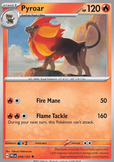 #016 Pyroar Prismatic Evolutions