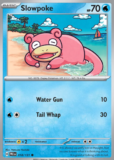 #018 Slowpoke Prismatic Evolutions