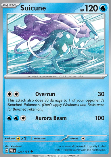 #024 Suicune Prismatic Evolutions