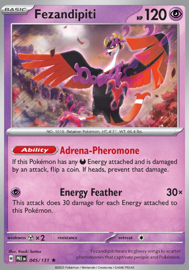 #045 Fezandipiti  Prismatic Evolutions