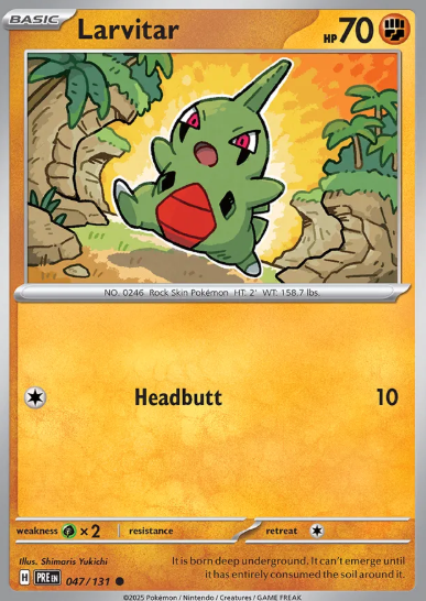 #047 Larvitar Prismatic Evolutions