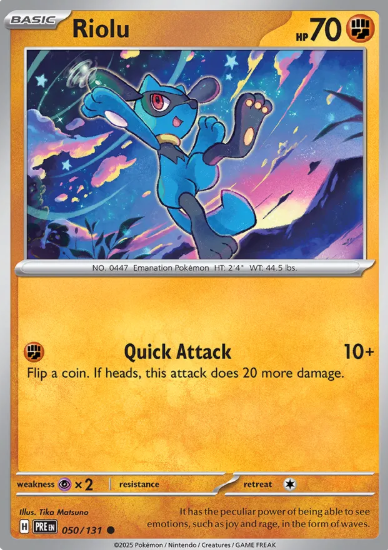 #050 Riolu Prismatic Evolutions