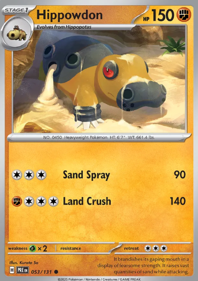 #053 Hippodon Prismatic Evolutions