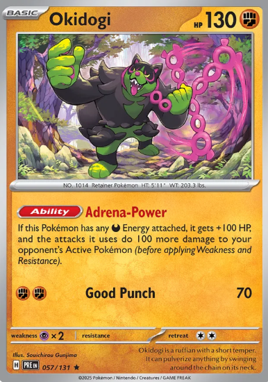 #057 Okidogi Prismatic Evolutions