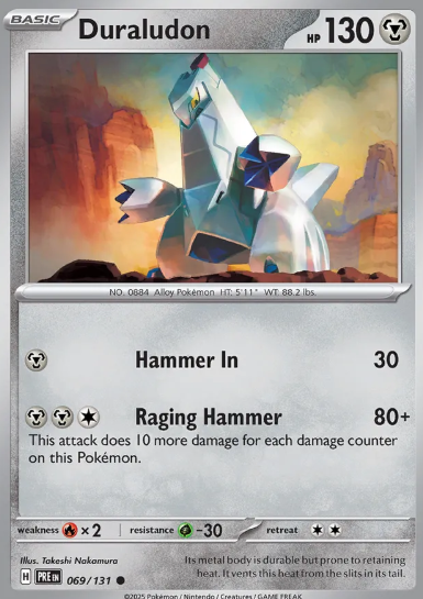 #069 Duraudon Prismatic Evolutions