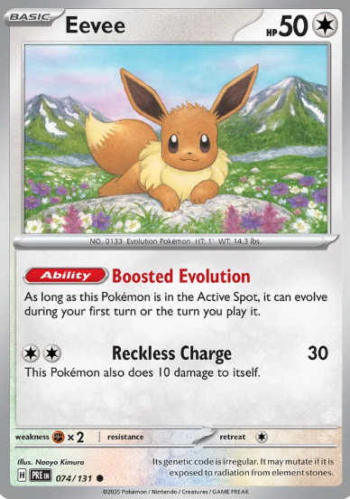 #074 Eevee Prismatic Evolutions