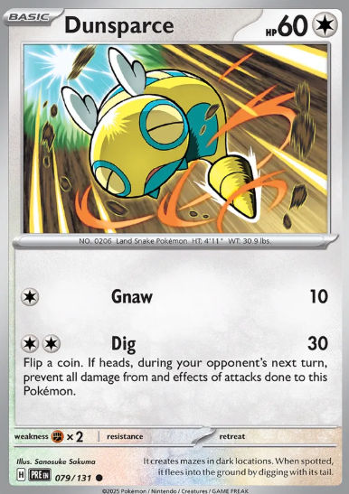 #079 Dunsparce Prismatic Evolutions