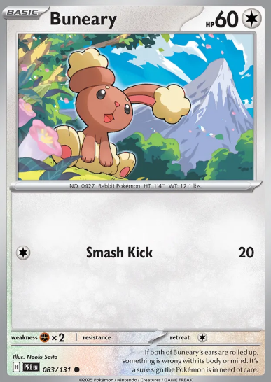 #083 Buneary Prismatic Evolutions