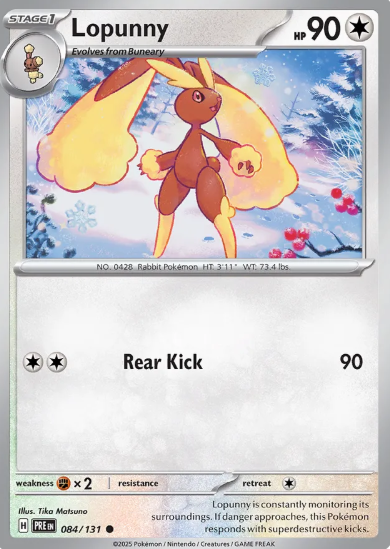 #084 Lopunny Prismatic Evolutions