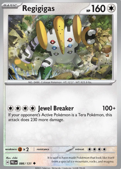 #086 Regigigas Prismatic Evolutions