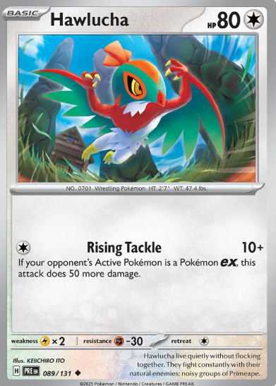 #089 Hawlucha Prismatic Evolutions