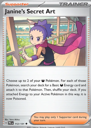 #112 Janine Secret Art Prismatic Evolutions