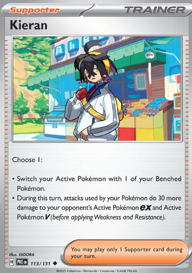 #113 Kieran Prismatic Evolutions