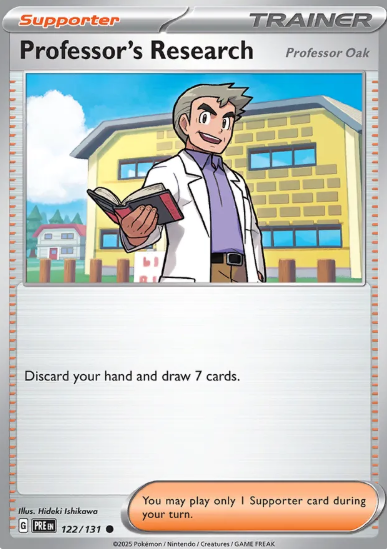 #122 Professor's Reasearch OAK Prismatic Evolutions