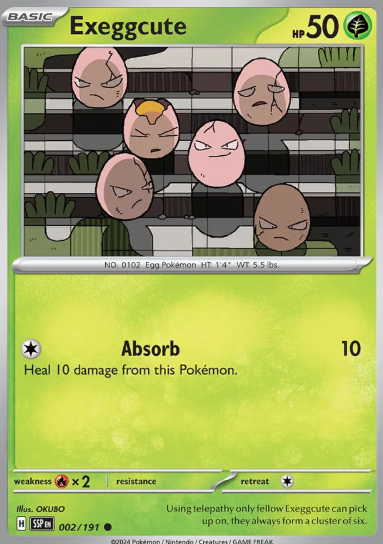 #002 Exeggcute Surging Sparks