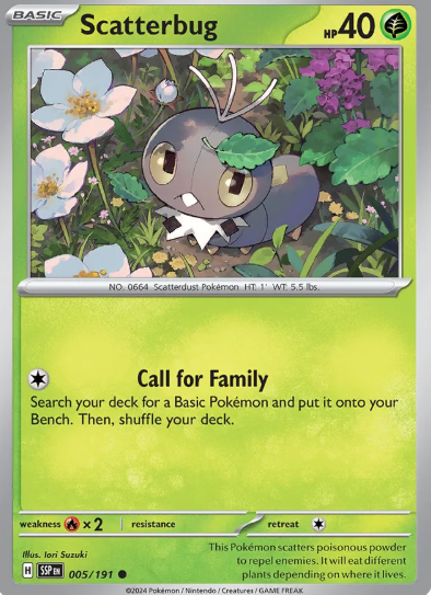 #005 Scatterbug Surging Sparks