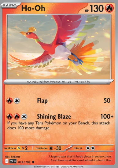 #019 Ho-Oh Surging Sparks
