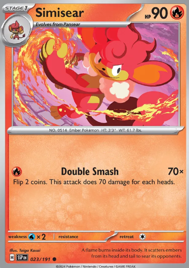 #023 Simisear Surging Sparks