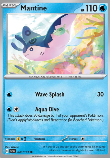 #040 Mantine Surging Sparks