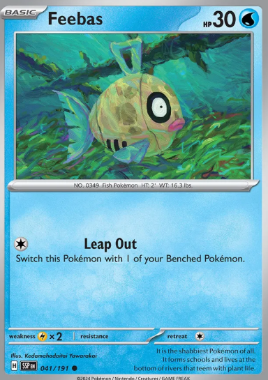 #041 Feebas Surging Sparks