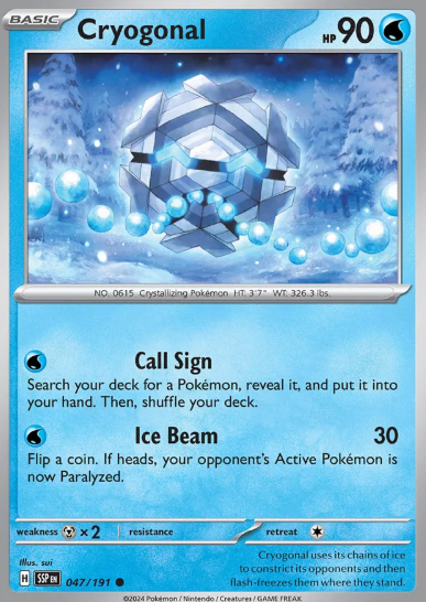 #047 Cryogonal Surging Sparks