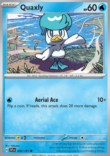 #050 Quaxly Surging Sparks