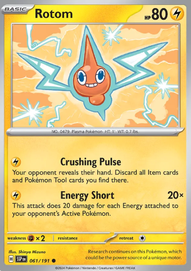 #061 Rotom Surging Sparks