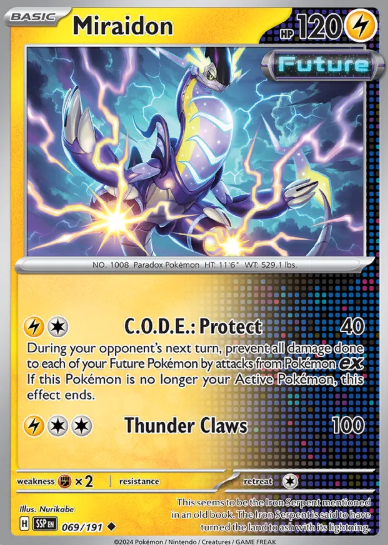 #069 Miraidon Surging Sparks