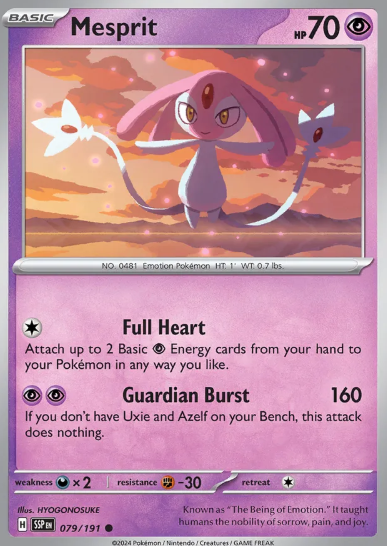 #079 Mesprit Surging Sparks