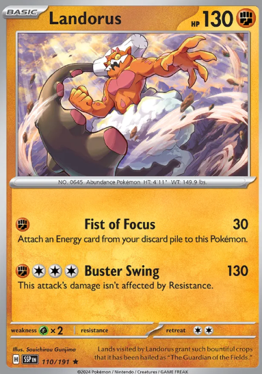 #110 Landorus Surging Sparks