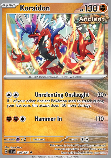 #116 Koraidon Surging Sparks