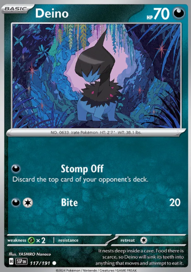 #117 Deino Surging Sparks