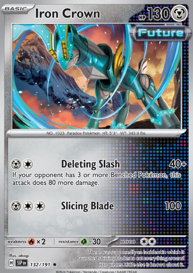 #132 Iron Crown Surging Sparks