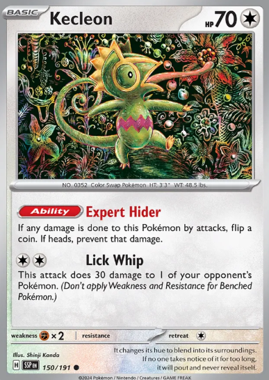 #150 Kecleon Surging Sparks