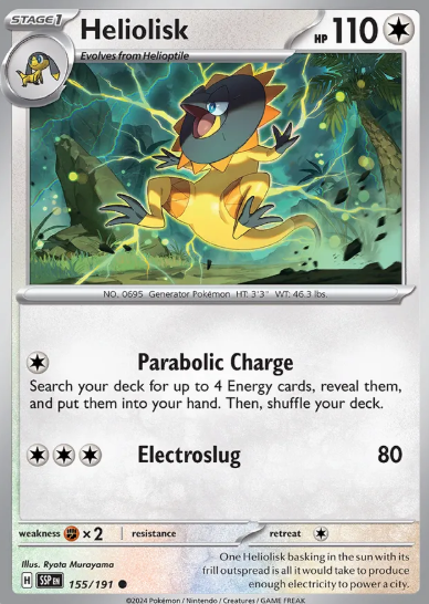 #155 Heliolisk Surging Sparks