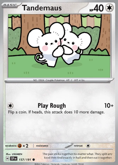 #157 Tandermaus Surging Sparks