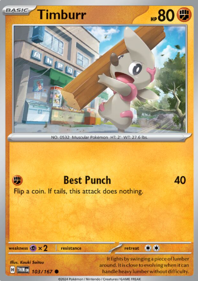 #103 Twilight Masquerade Timburr