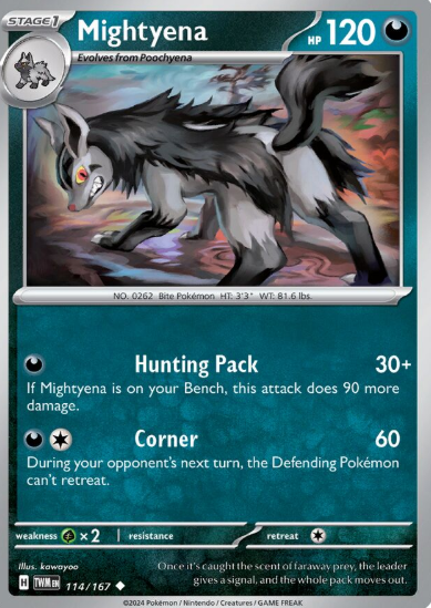 #114 Twilight Masquerade Mightyena