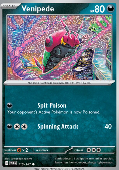 #115 Twilight Masquerade Venipede