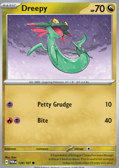 #128 Twilight Masquerade Dreepy