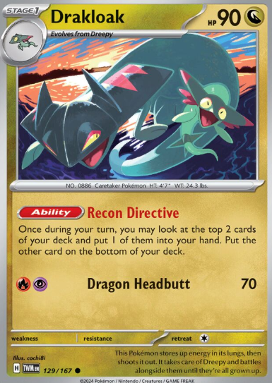 #129 Twilight Masquerade Drakloak