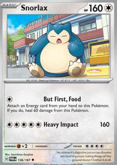 #136 Twilight Masquerade Snorlax