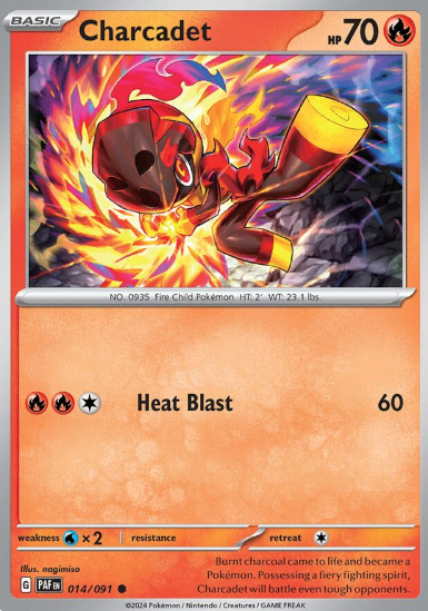 #014 Paldean Fates  Charcadet
