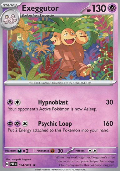 #024 Paldean Fates Exeggutor