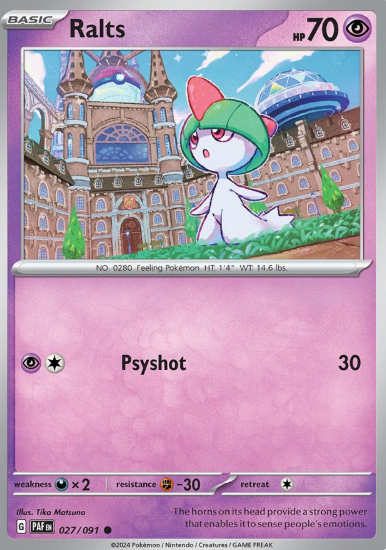 #027 Paldean Fates Ralts