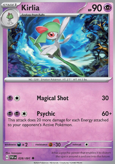 #028 Paldean Fates Kirlia