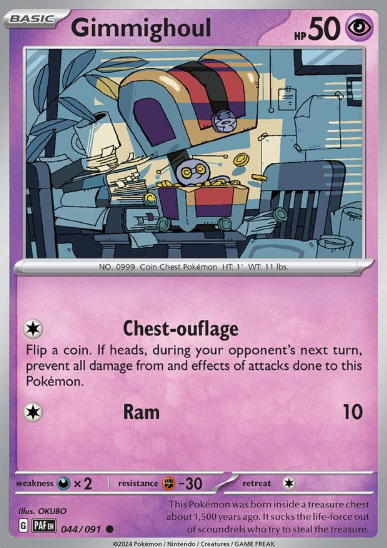 #044 Paldean Fates Gimmighoul