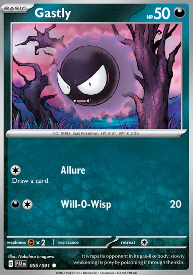 #055 Paldean Fates Gastly