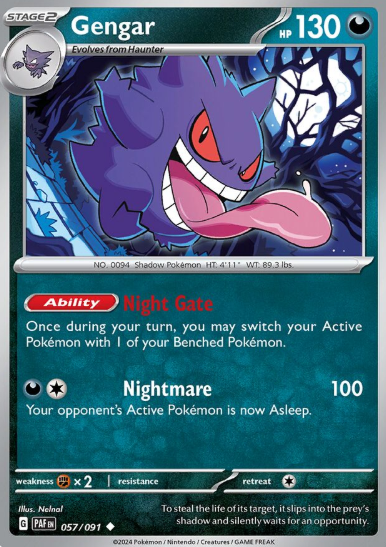 #057 Paldean Fates Gengar